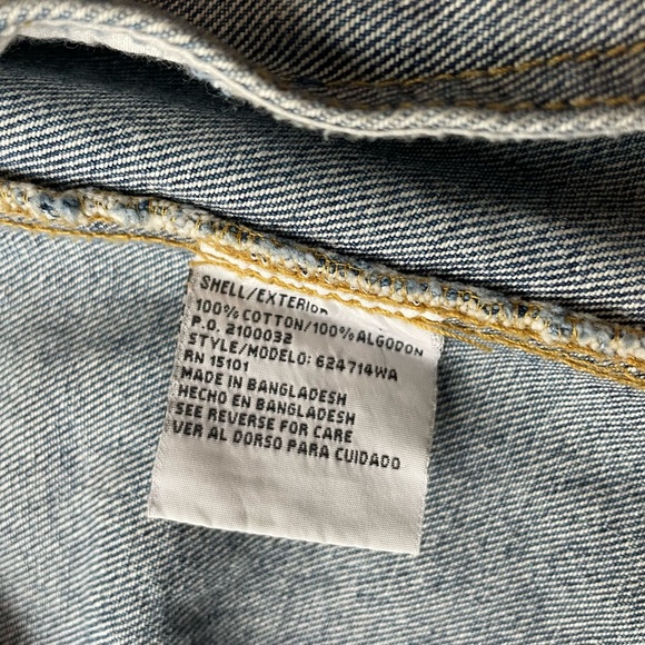 WRANGLER Demim Work Jacket Size XL Tall - Picture 11 of 13